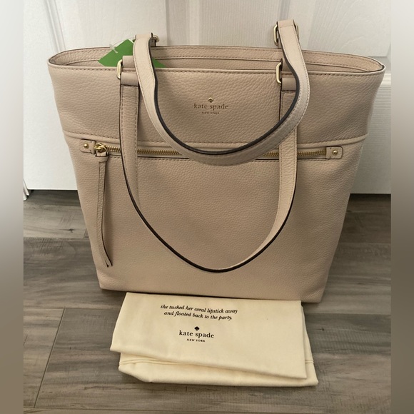 kate spade Bags Nwt Kate Spade Cobble Hill Tayler Tote In Pebble New Kate Spade Dust Bag